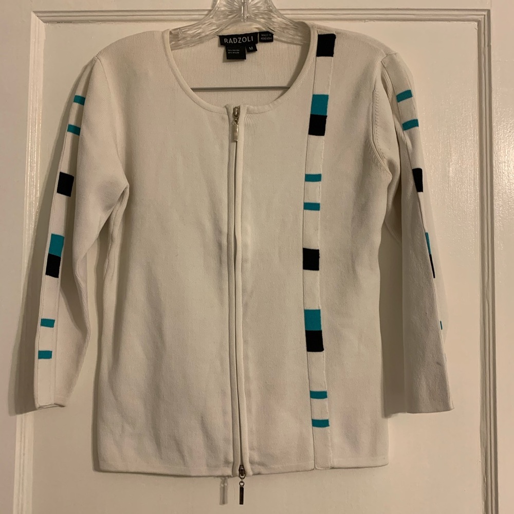 Zip Up Knit Sweater